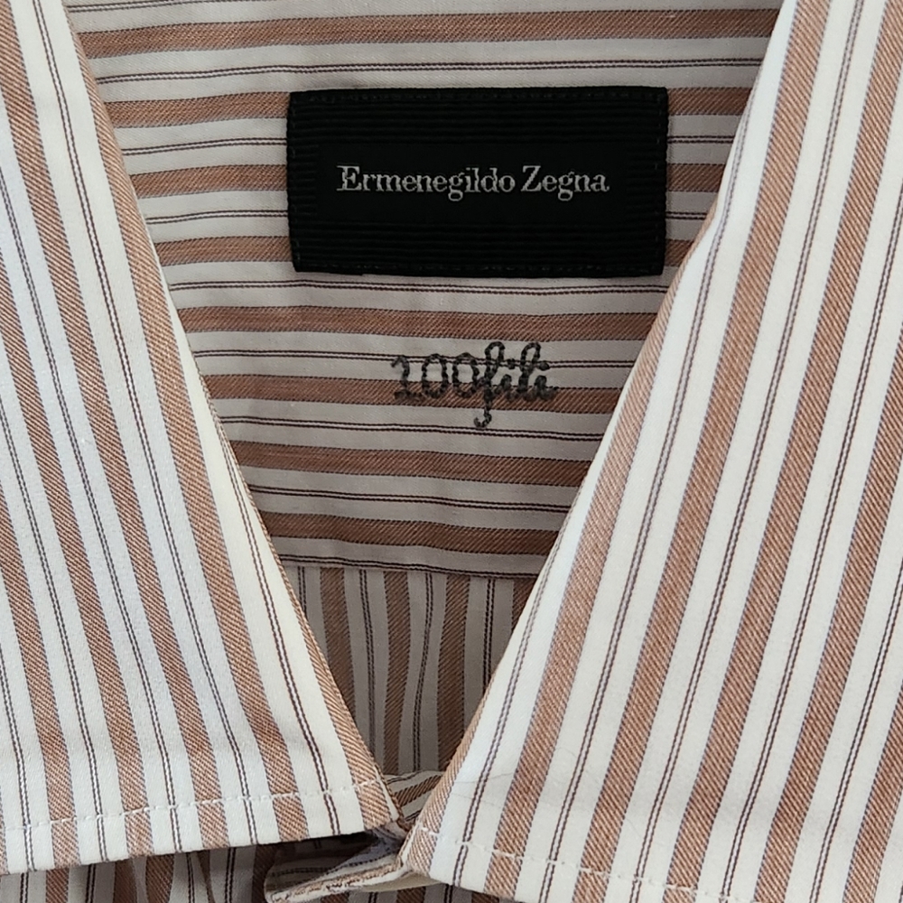 ERMENEGILDO ZEGNA STRIPED SHIRT